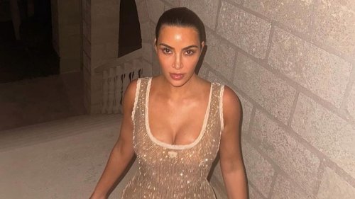Kim Kardashian's dazzling mini dress is perfect for festival season