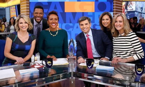 Michael Strahan celebrates Good Morning America family member as they make move away from show