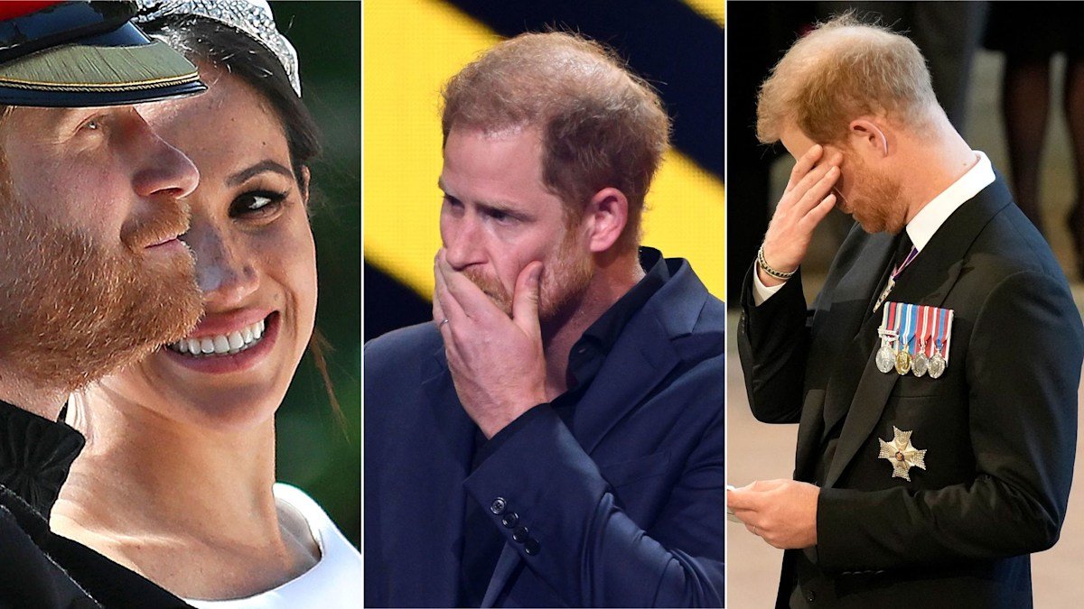 All the times Prince Harry has teared up in public with Meghan Markle