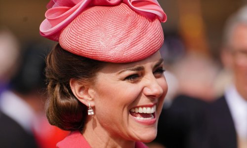 Kate Middleton is a vision of beauty in vibrant summer dress and striking accessory