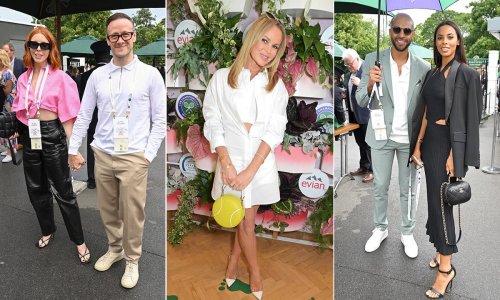 Wimbledon 2022: Amanda Holden, Rochelle Humes and Stacey Dooley lead star arrivals on day one - live updates