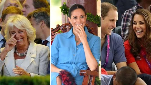 20 photos of royals in fits of laughter: Queen Camilla, Princess Kate and more
