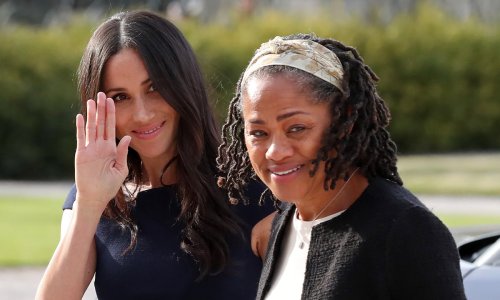 Meghan Markle's mother Doria Ragland is the Duchess' double in archived wedding photos
