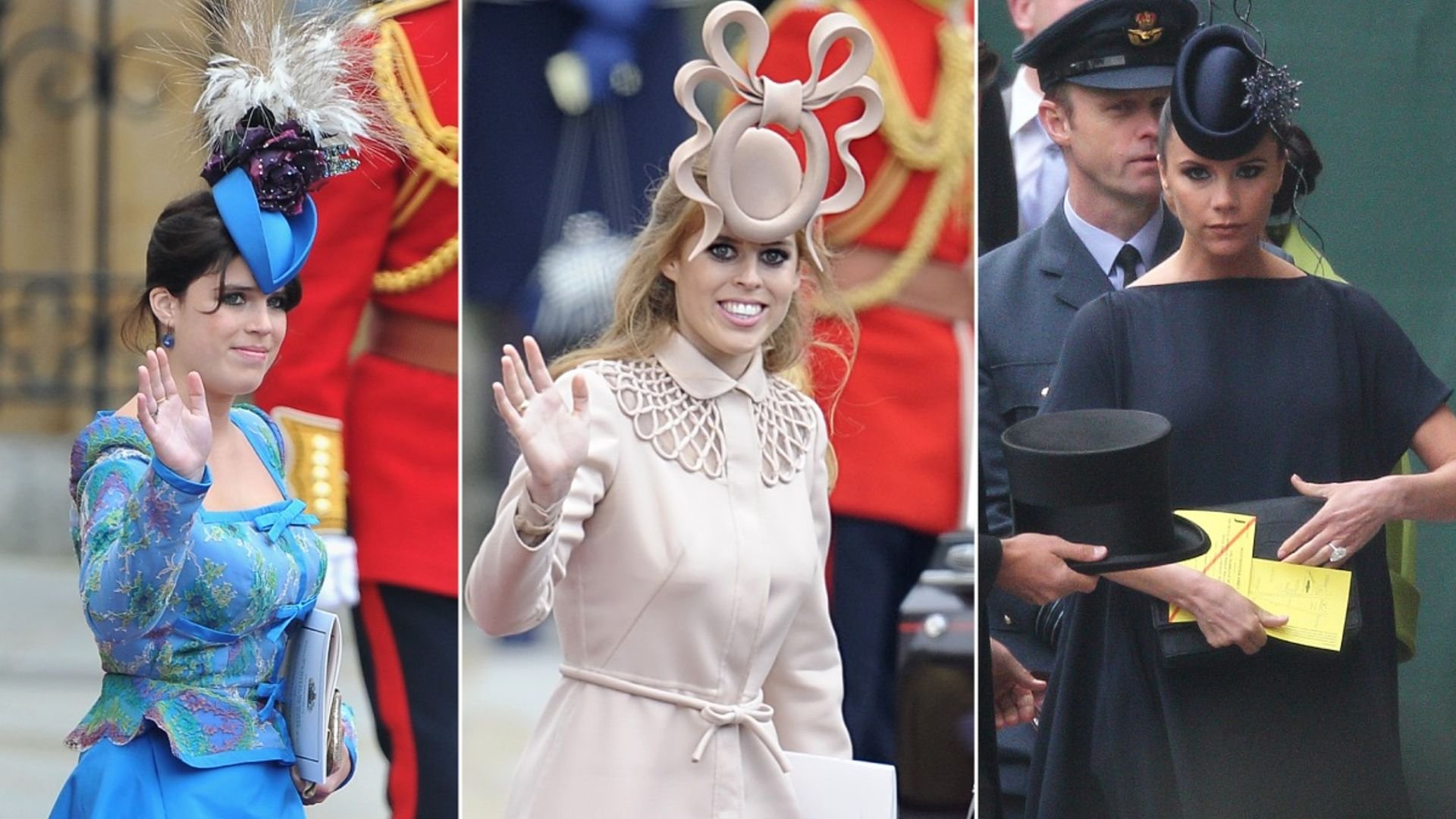 Head-turning wedding hats at Kate Middleton and Prince William's wedding - pictures