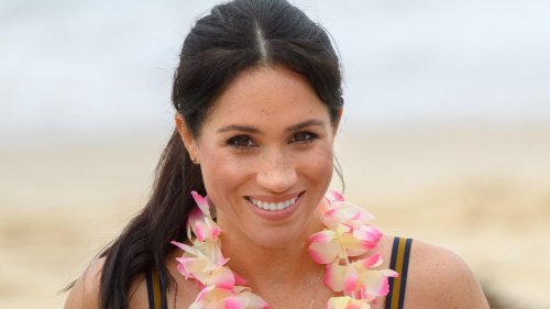 Meghan Markle emerges from outdoor swim in candid photo