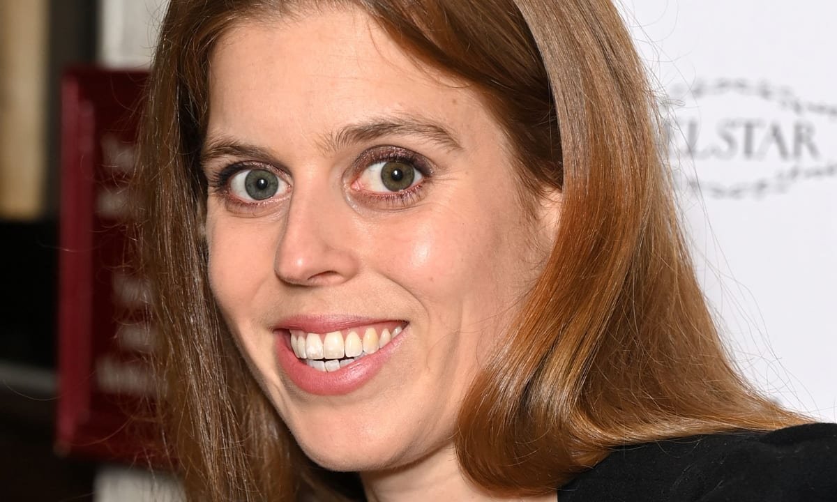 Princess Beatrice looks sultry in satin on festive night out with husband