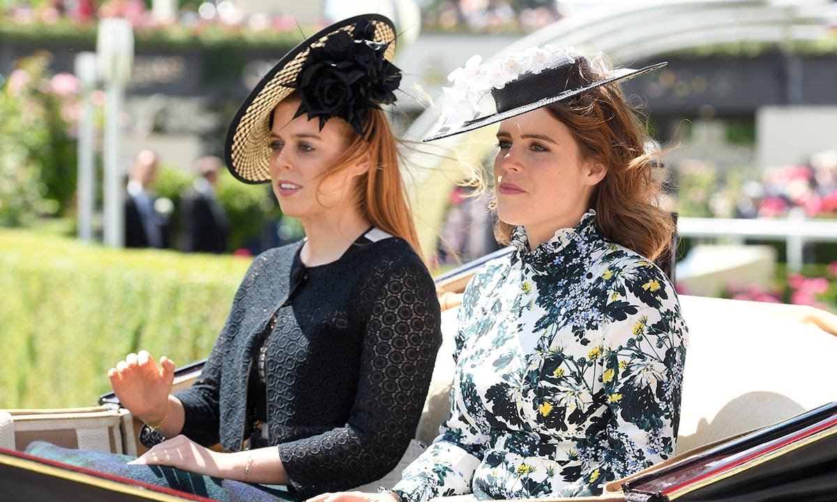 Princess Eugenie and Princess Beatrice's heartbreak as they miss final farewell with Queen