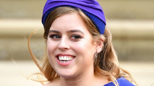 Watch: Princess Beatrice chuckles in surprise as she carries out ...