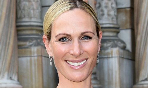 Zara Tindall stuns in most dazzling dress at charity ball alongside brother Peter Phillips - photos