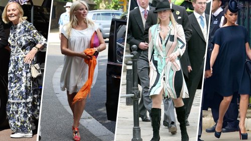 Outrageous celeb wedding guest shoes: From Princess Beatrice's trainers to Holly Willoughby's jewels