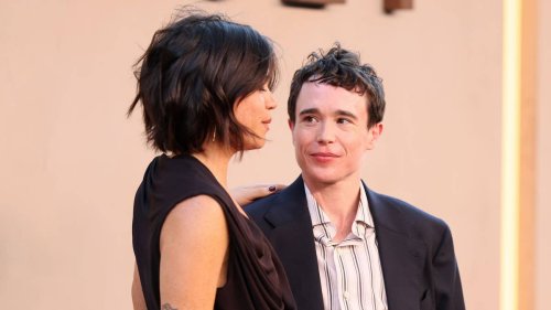 Elliot Page makes rare red carpet appearance with stunning famous girlfriend