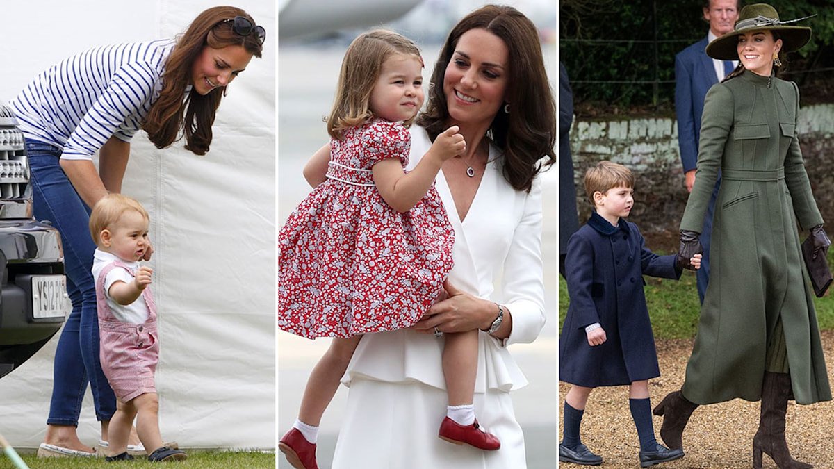 Princess Kate's best mum moments with George, Charlotte and Louis