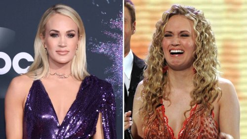 Carrie Underwood tries on 20-year-old dress from American Idol win — see how it looks now
