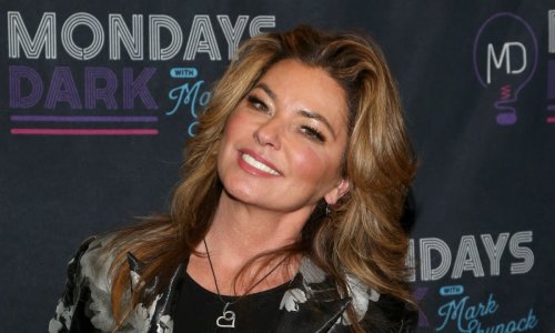 Shania Twain steals the show in a mini dress and sequined bra for star-studded festival appearance
