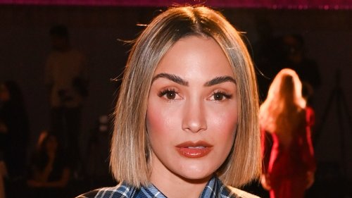 Frankie Bridge debuts blonde fringe after unrecognisable hair transformation