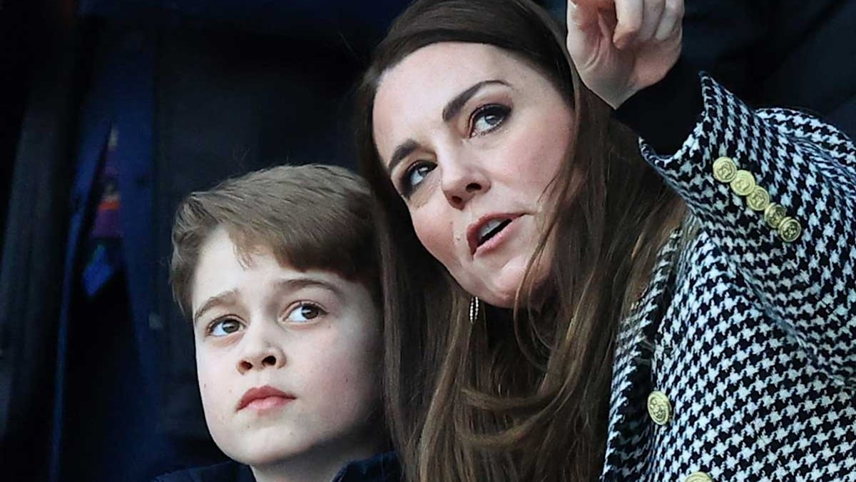 The Princess of Wales spotted at Prince George's rugby match – with dog Orla by her side