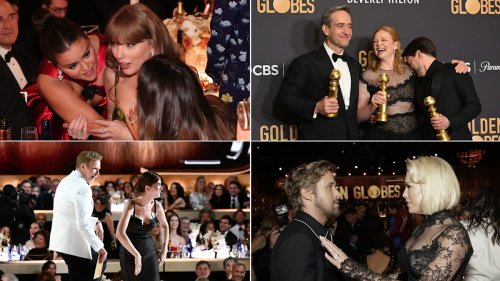 The Golden Globes 2024: biggest moments caught on camera: Taylor Swift and Selena Gomez’s Kylie Jenner gossip, surprise pregnancy reveal and more