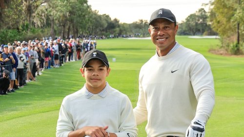 Tiger Woods and his lookalike teenage son leave GMA host stunned – watch video