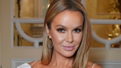 Amanda Holden poses in racy thigh-skimming football shirt dress after emotional BTG auditions