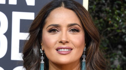 Salma Hayek Shows Off Her Incredible Figure In Curve-hugging Denim Co ...