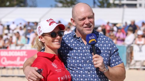 Zara Tindall is ultra-leggy in tiny shorts to support husband Mike