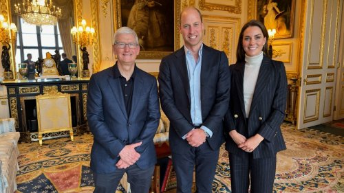 Prince William and Princess Kate receive Apple gifts from Tim Cook - see their goody bags