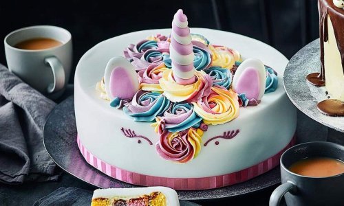 Marks & Spencer has released the CUTEST rainbow unicorn cake - and it serves 24!