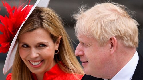 Carrie and Boris Johnson twin in eye-catching costumes for son Wilf's birthday bash