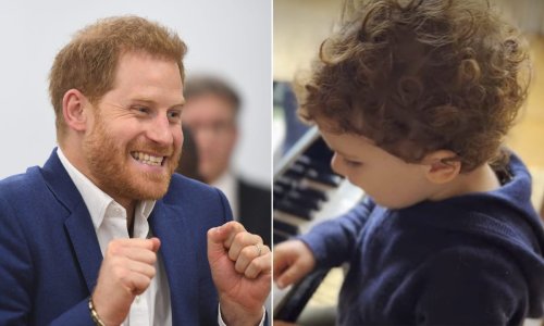 Prince Harry's hands-on dad moment with adorable son Archie