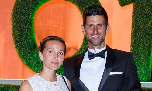 Novak Djokovic's pregnant bride Jelena looked glowing for islet wedding – inside