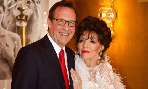 Dame Joan Collins brings all the glamour to HELLO!'s star-studded Jubilee party