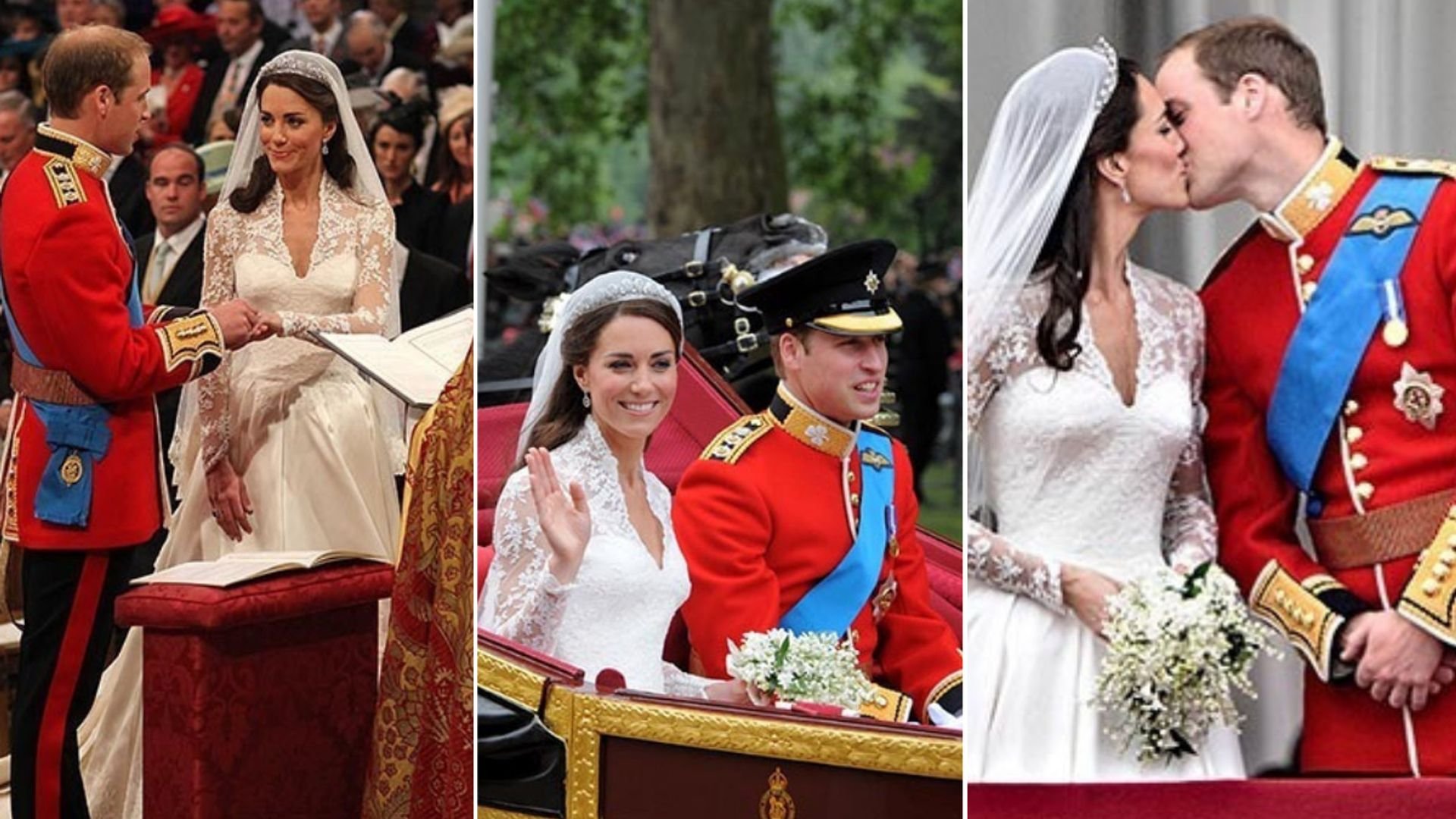 Prince William & Kate Middleton's royal wedding captured on camera