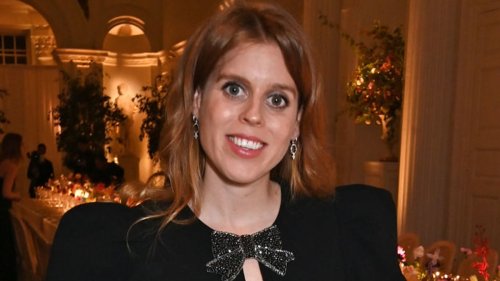 Princess Beatrice radiates beauty in Princess Kate's dress for first photoshoot post-birth