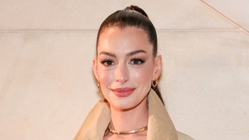 Anne Hathaway just made beige spring 2025's hottest fashion trend