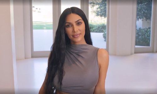 Kim Kardashian shares a rare glimpse into her bathroom - and there's a lavender forest!