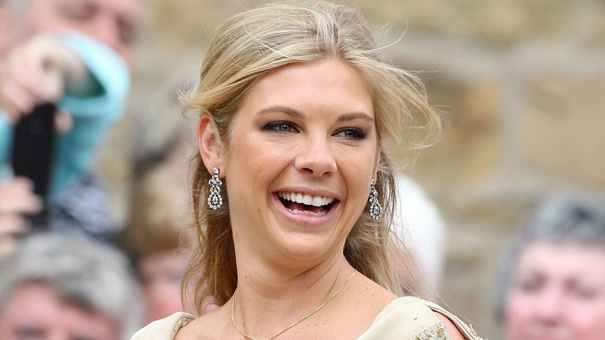 Prince Harry's ex Chelsy Davy is a golden goddess in slinky bridesmaid dress