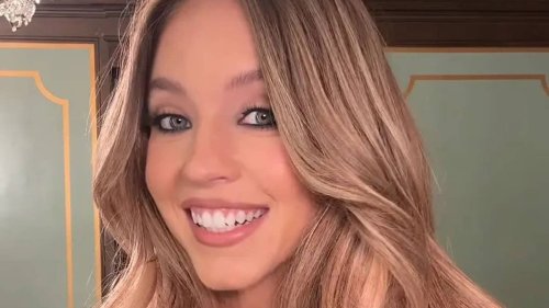Sydney Sweeney is a blonde bombshell in sheer lace lingerie for sizzling new photos