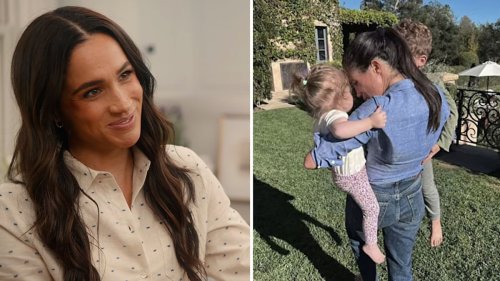 Prince Archie's kiss to sister Princess Lilibet steals the spotlight on Prince Harry and Meghan Markle's anniversary - new photo