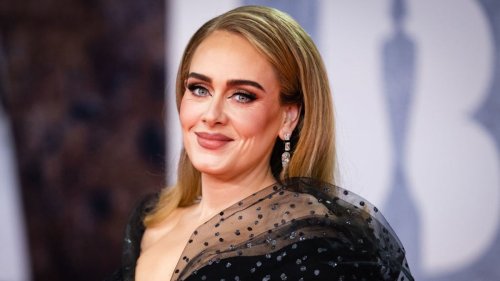 Adele looks sensational in jaw-dropping tight black dress for Pride ...