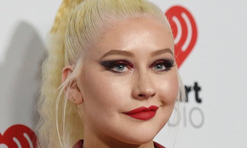 Christina Aguilera stuns in daring stage outfit