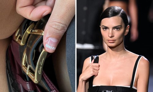Emily Ratajkowski just revealed the ultimate manicure trend at Miu Miu