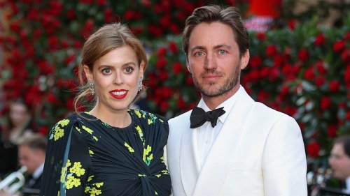 Princess Beatrice's stepson Wolfie models unruly hair in rare baby photo with Edoardo's ex