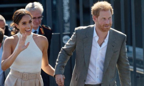 Prince Harry and Meghan Markle's son Archie greets them from school in the most adorable way