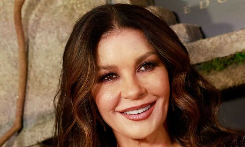 Catherine Zeta-Jones commands attention in plunging catsuit for this special reason