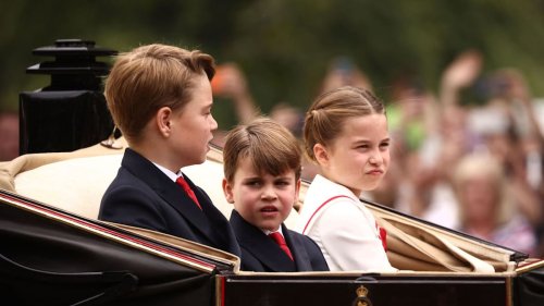 Prince Louis Cheeky Antics At Trooping The Colour With Siblings George And Charlotte Best 6304