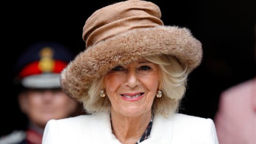 Queen Camilla just rewore a £4,000 Moynat handbag for historic Maundy Thursday service