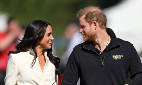 Meghan Markle rocks summer shorts to support Prince Harry – see the unusual item she carried with her
