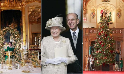 The Queen and Prince Philip's Christmas decorations are truly magical – see photos