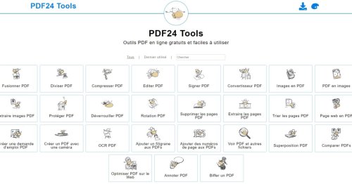 PDF24 Tools : un logiciel d'édition PDF entièrement gratuit