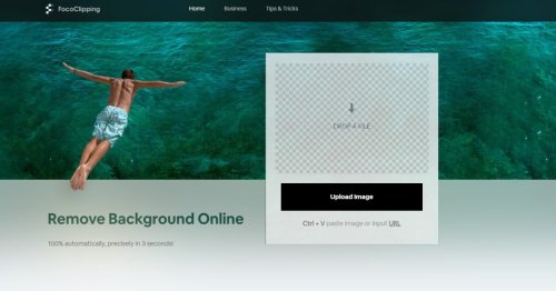 FocoClipping : un outil en ligne et gratuit qui supprime l'arrière-plan d'une image instantanément